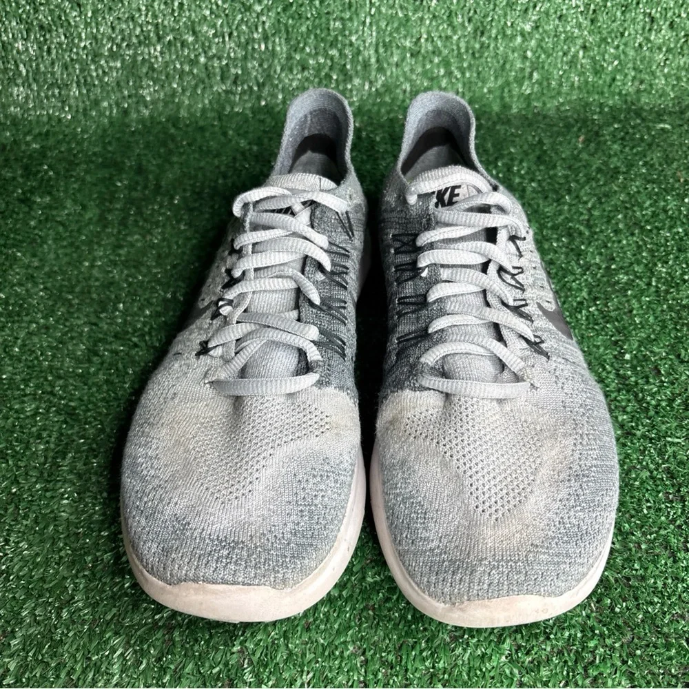 Nike Free RN Flyknit‎ 2017 Women's Running Shoes 880844-002 Wolf Gray Size 8.5